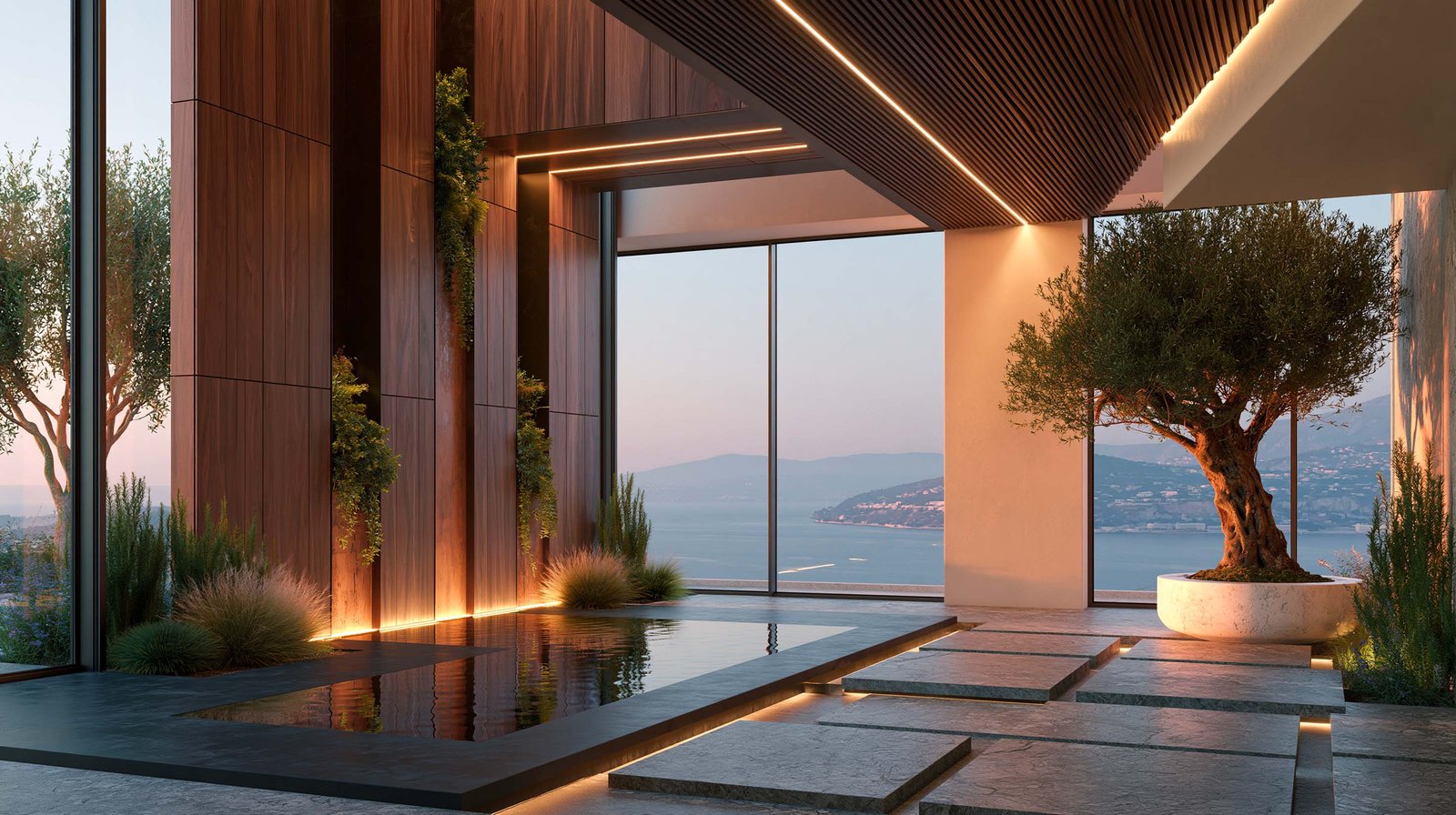 Hôtellerie boutique Côte d'Azur & Monaco — architecture botanique et continuité intérieur–extérieur