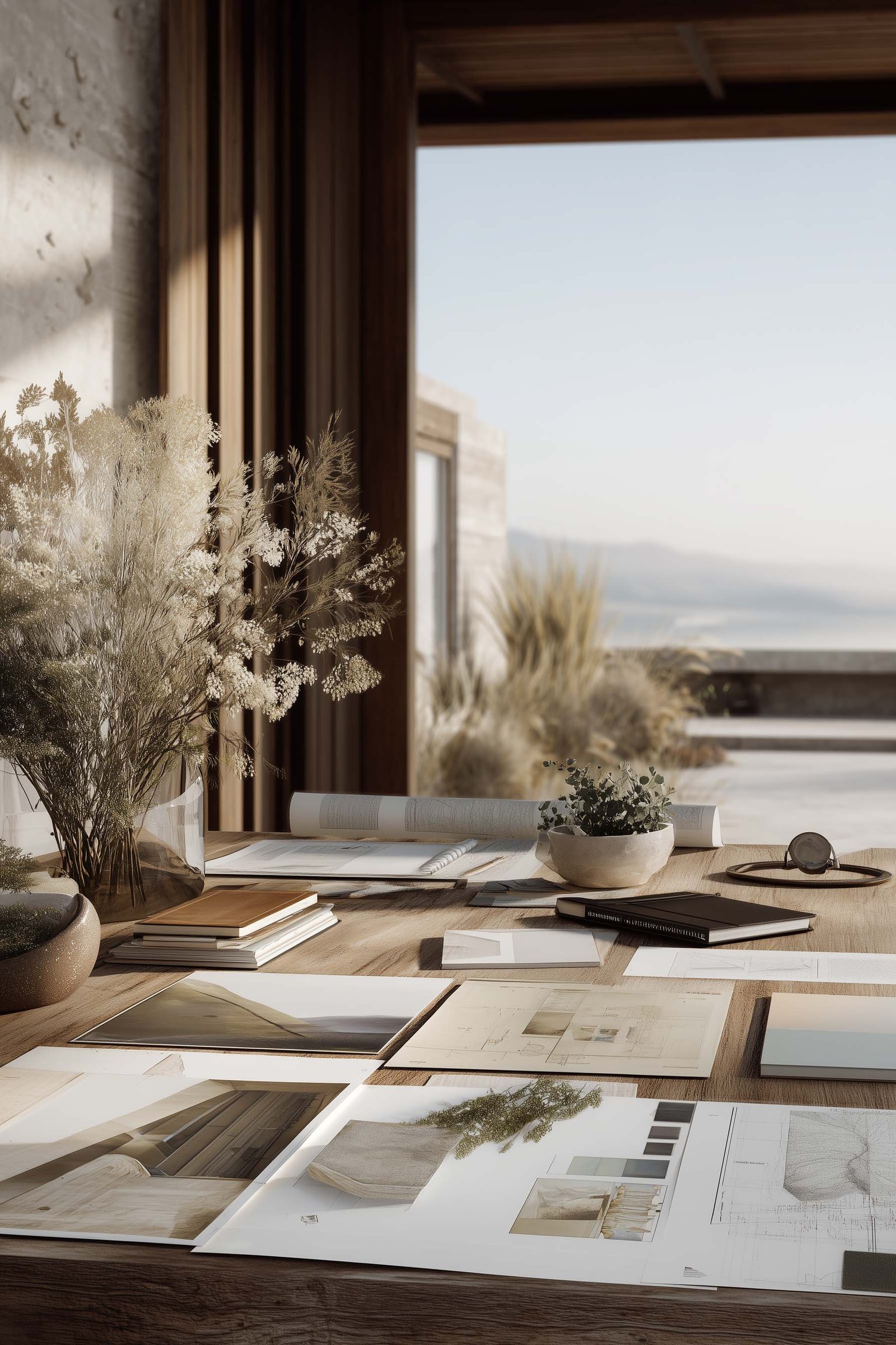 Collaborative botanical design process involving architects, designers and integrated spatial planning