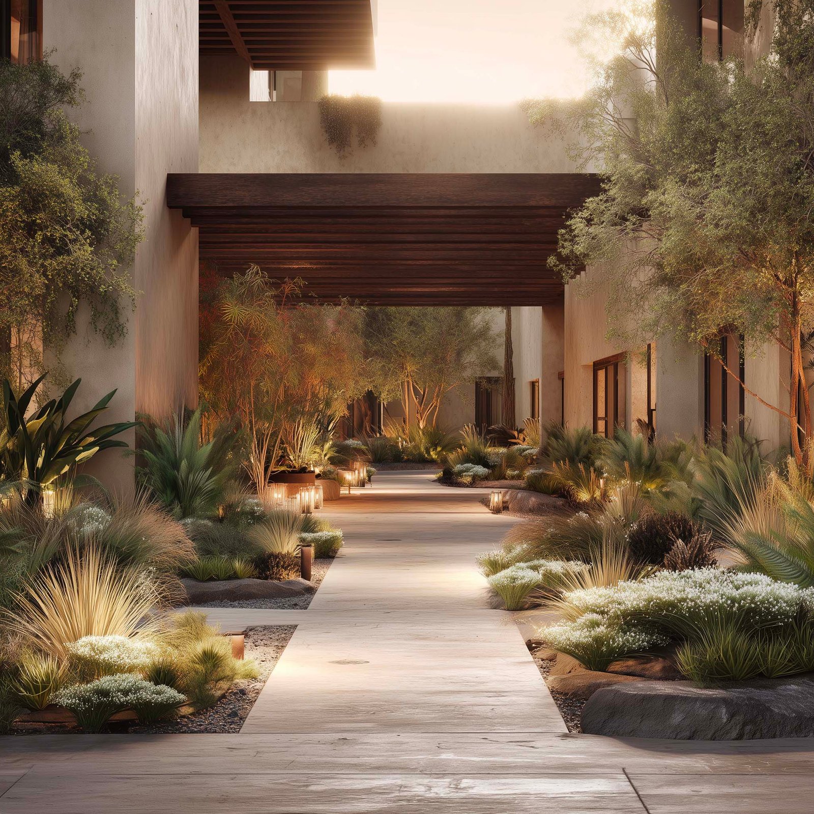 Hospitality botanical landscape