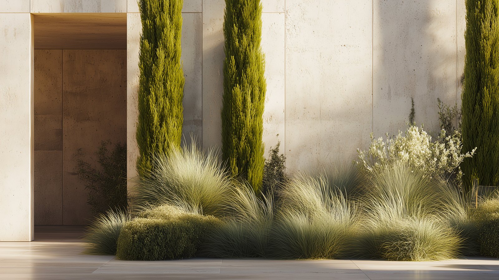 A botanical grammar expressed through structure, rhythm and restraint