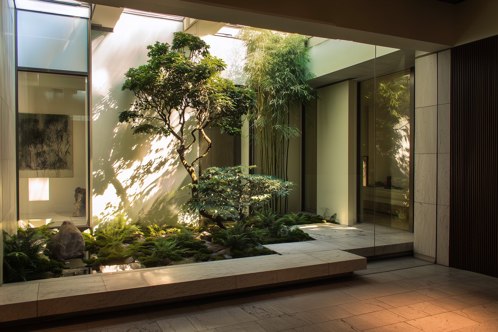 Interior gardens: a quiet focal point within architecture