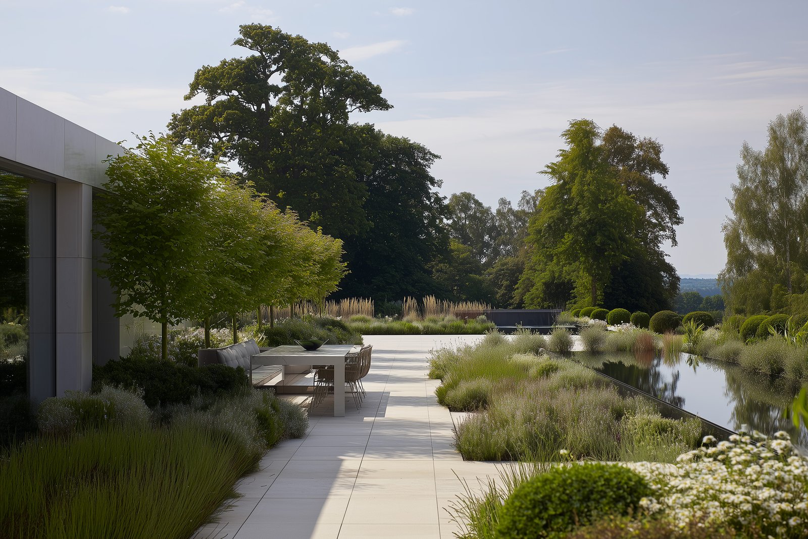 Open landscapes: horizon lines and continuity