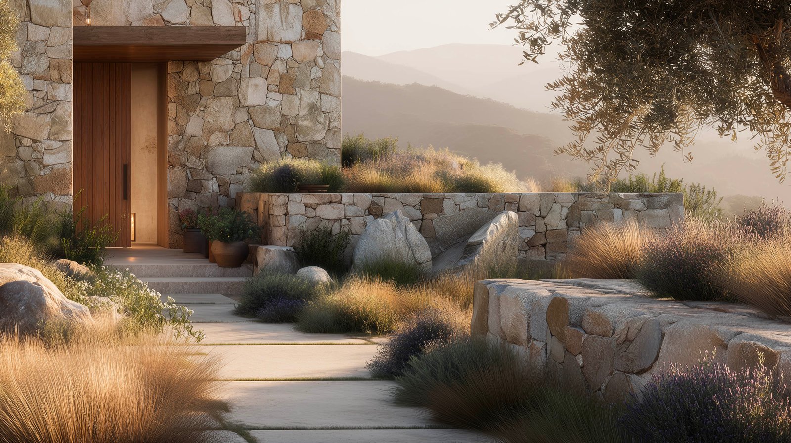 California modern botanical architecture illustrating the Paracelsus Gardens method.