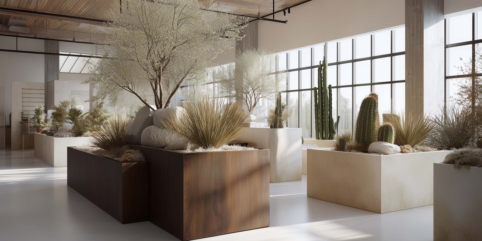 Creative botanical design studio exploring architectural and stylistic research in California